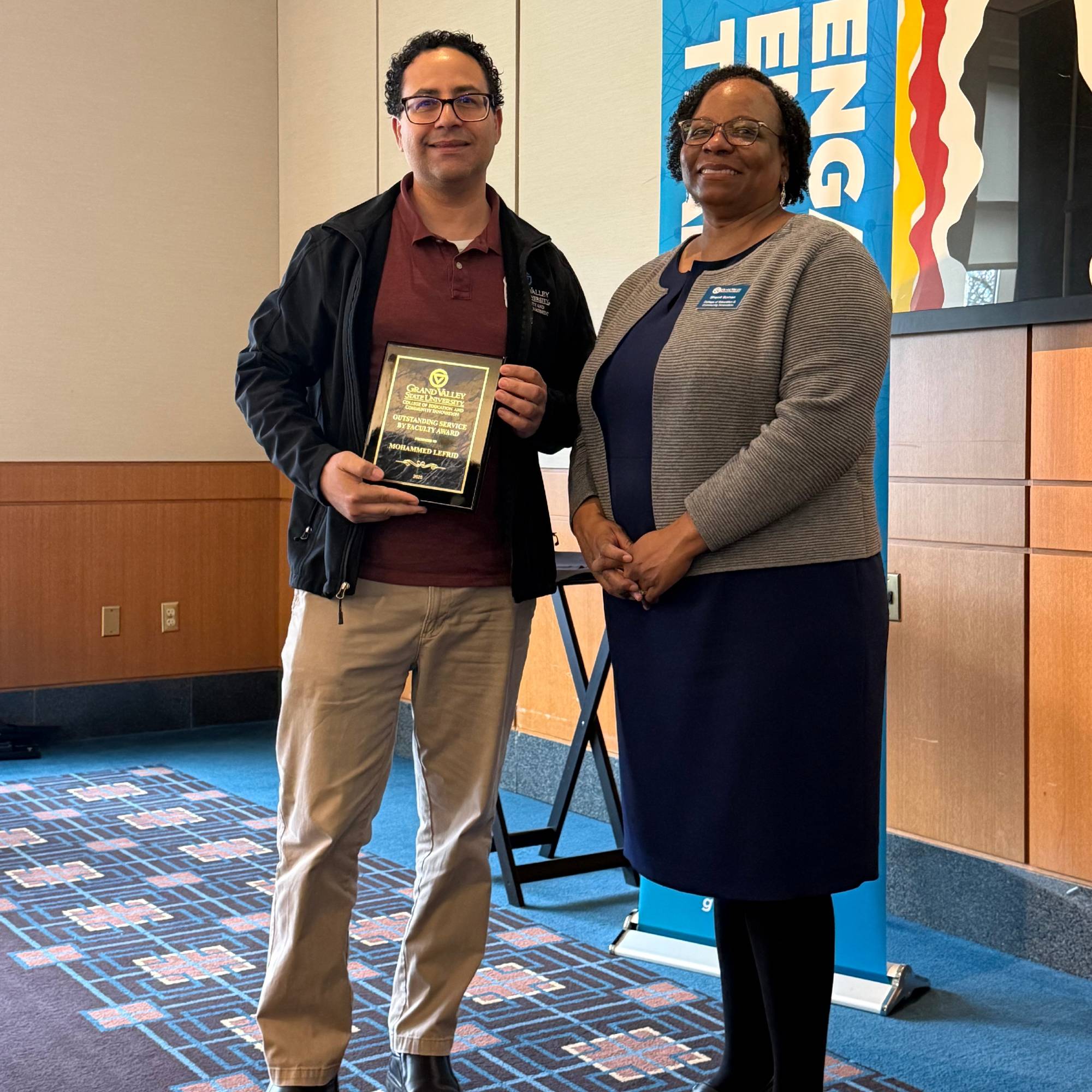 Mohammed Lefrid, 2025 Outstanding Service by Faculty Award Recipient